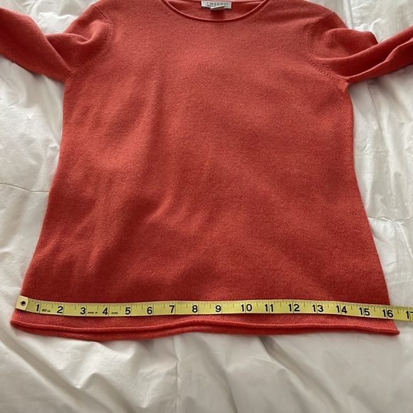 NWOT Tweeds Orange cashmere sweater - Picture 9 of 11